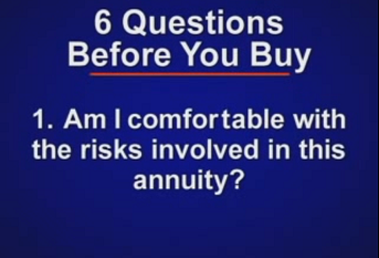 Buying an Annuity: Six Questions to Ask